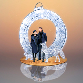 Новогодняя фотозона в ТЦ