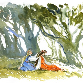 Иллюстрация к истории о Купале и Костроме