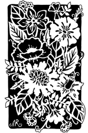 Цветы на черном. 