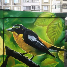 роспись элементов городской экосистемы