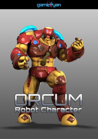 3d моделирование orcum робот характер