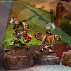 Сцена анимационной постановки