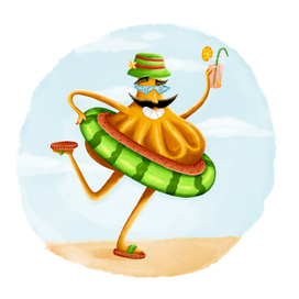 Хинкальчик на море