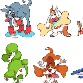 Веселые пёсели