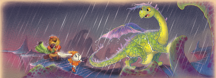 8. Иллюстрация к книге Е. Матюшкиной "Мой милый Медвежик. Хорошо там, где ты есть"