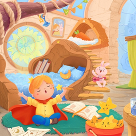 Принц Элиан в своей комнате