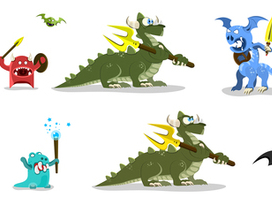 Монстрики дял игры