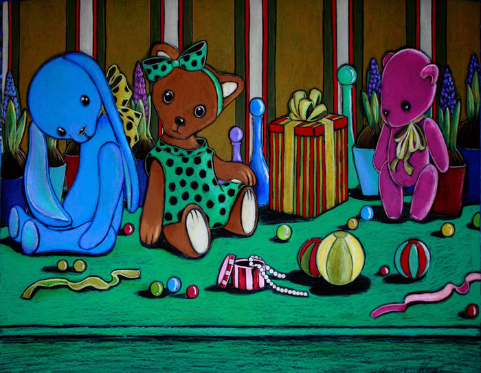 Комод с игрушками ...