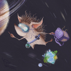 Ежик путешественник