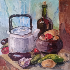 Натюрморт с чайником