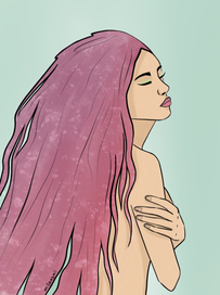 Женская сила. Иллюстрации для этикеток