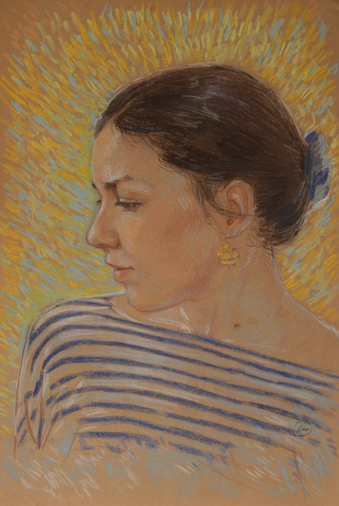 из серии "Профили Петербурга" мир художника