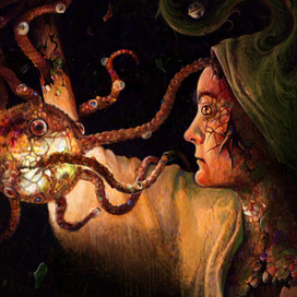 Автопортрет с домашним питомцем