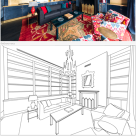 Интерьер гостиной