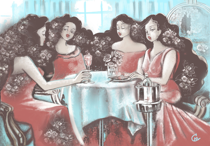 "Вечеринка в красном"