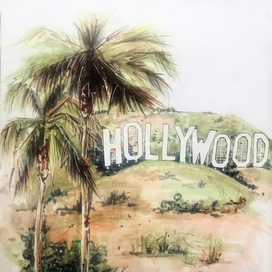 Hollywood. / Маркеры Copic/