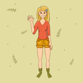 привет, знакомство с персонажем