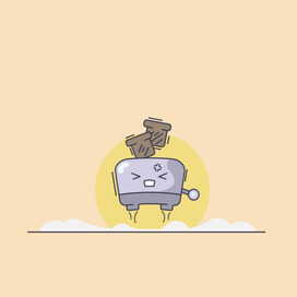 Cute toaster