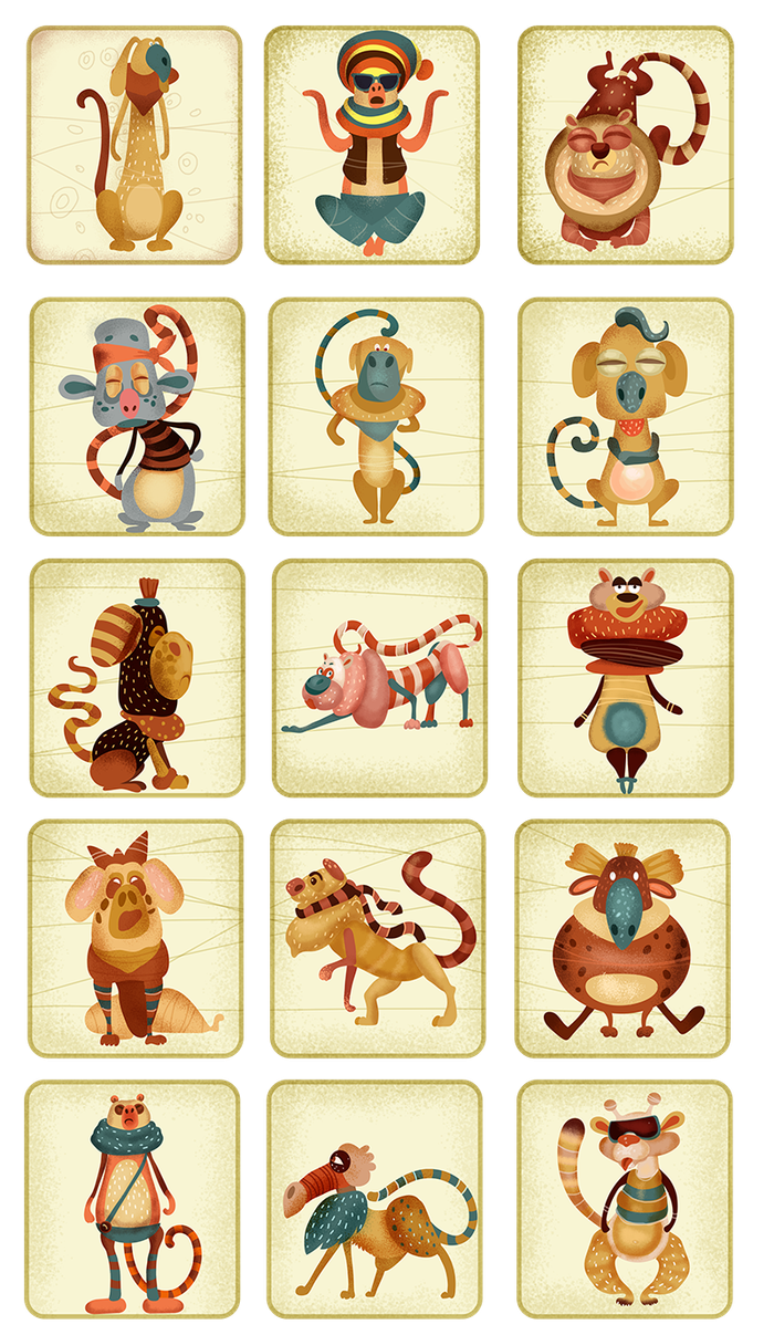 Карточки для книги "Мир Лемуров"