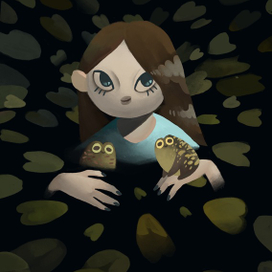 Девочка с лягушками