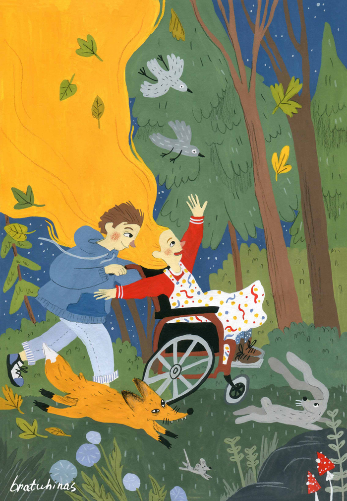 Иллюстрация из серии "Главные герои"