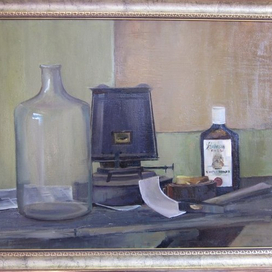 Старые вещи. холст, масло 50х70