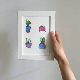 Растения. Мимималистично