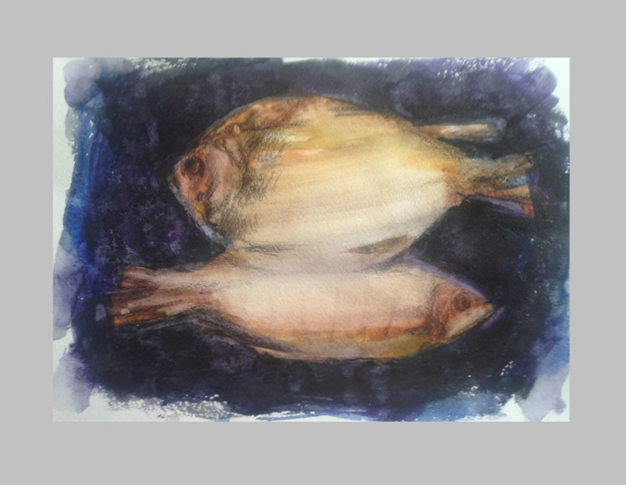 Финал рыбалки сковородка