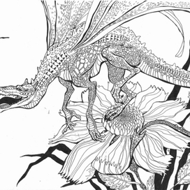 Цветочный дракон