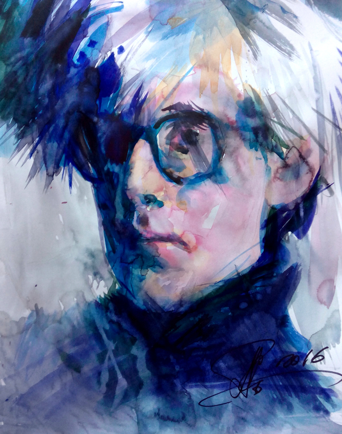 Portrait of Andy Warhol