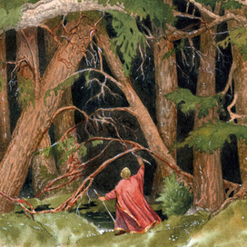 С.Аксаков, "Аленький цветочек", заставка