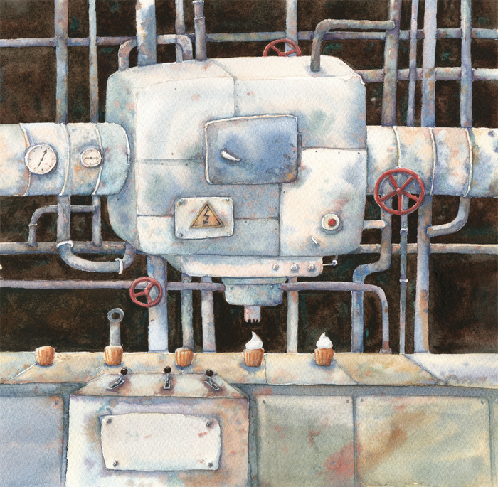 акварель. конвейер