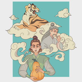 Иллюстрация к "Волшебной тыкве"