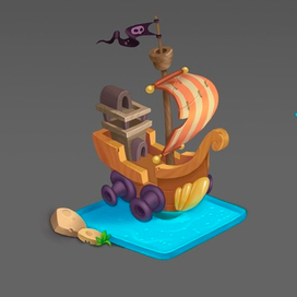 Пиратский корабль