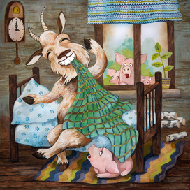 Очень вредная коза.