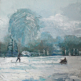 Игра в снежки с паралитиком.