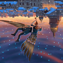 иллюстрация к песне Сургановой "Ржавый ангел"