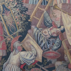 Триптих «Эмблема Сословий»: Штурм замка любви (фрагмент картины)  