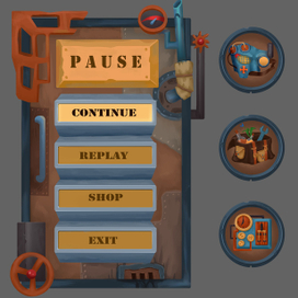 Стимпанк GUI