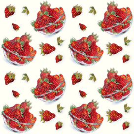 Клубничный паттерн