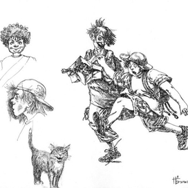 Эскиз для иллюстрации