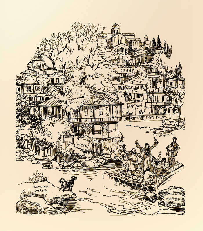 Кутаиси. Кутеж на плоту