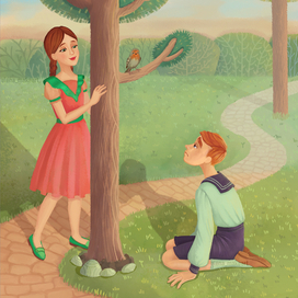 "Хроники Нарнии: Племянник чародея." Первая встреча Полли и Дигори