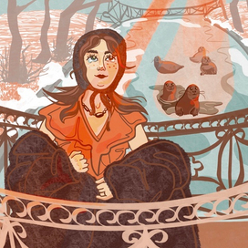 Обложка. Первый весенний луч