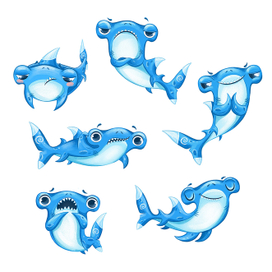 Акула - фирменный персонаж бассейна "Океания"