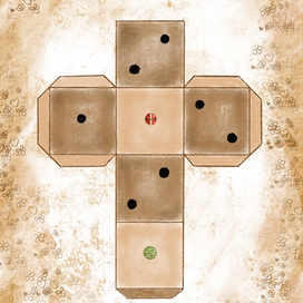 Кубик для игры-ходилки