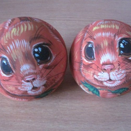 изображение белочки на колобке