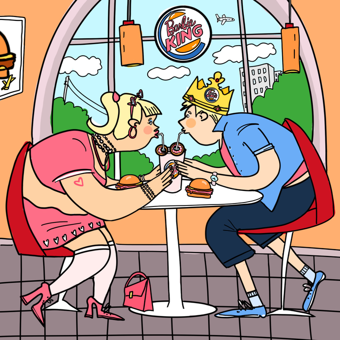 Коллаборация Barbie и Burger King