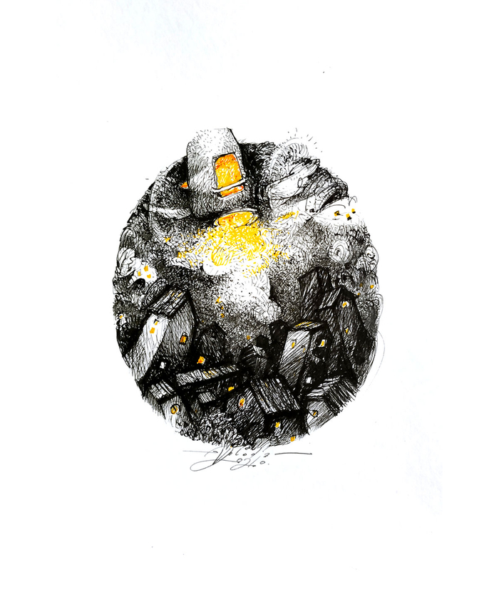 ...заимствованная ночь...