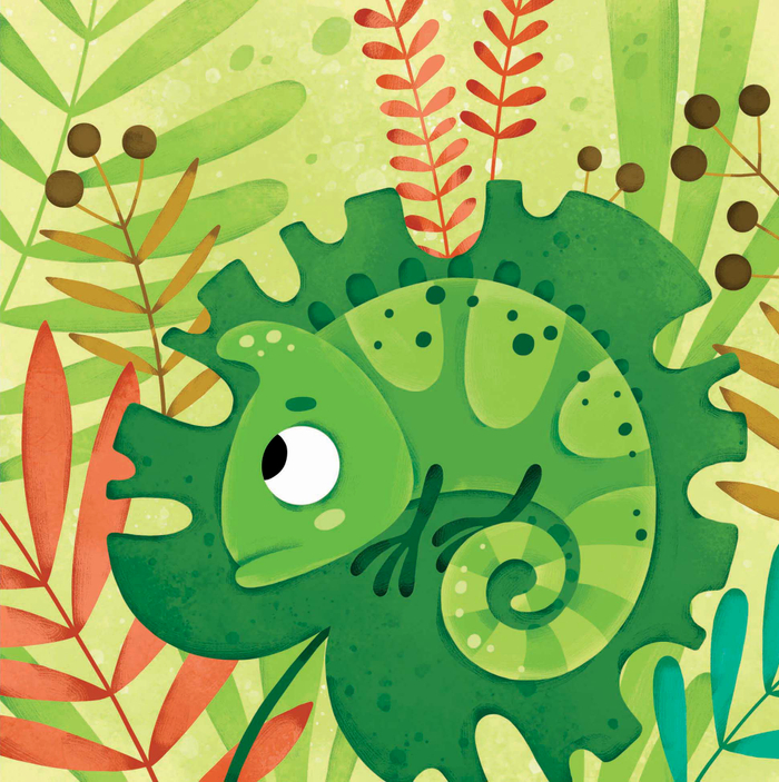 Грустный хамелеон